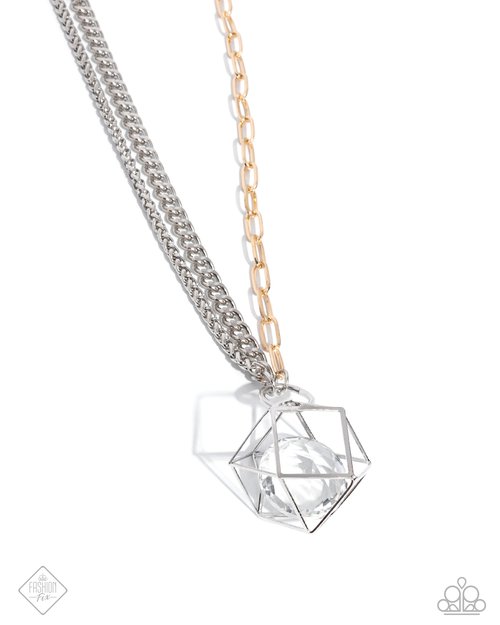 Enclosed Edge - Paparazzi Necklace Image