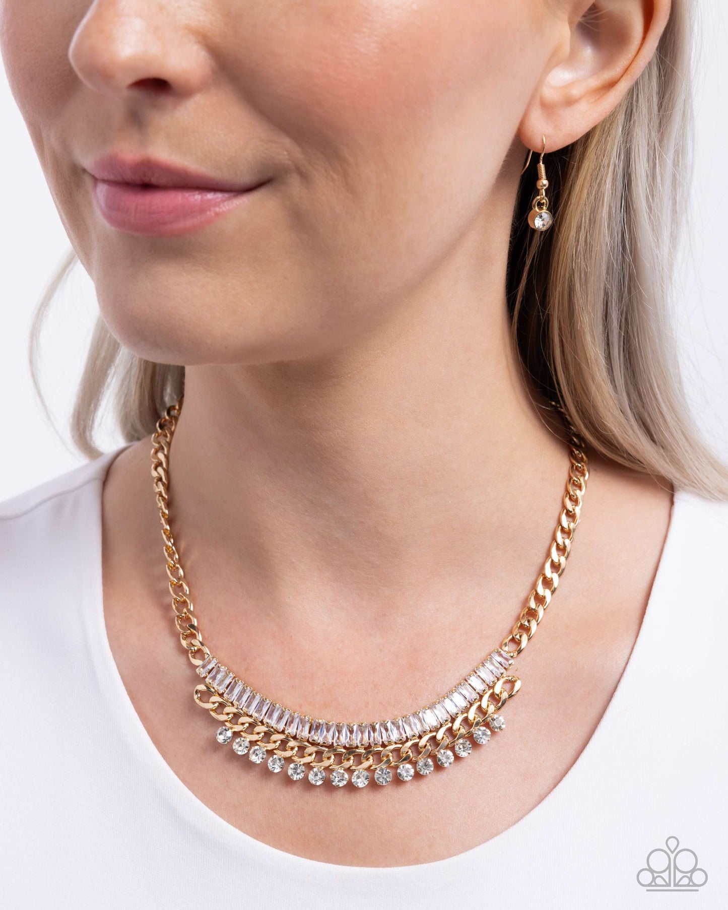 Badda Boom Badda BLING - Gold - Paparazzi Necklace Image