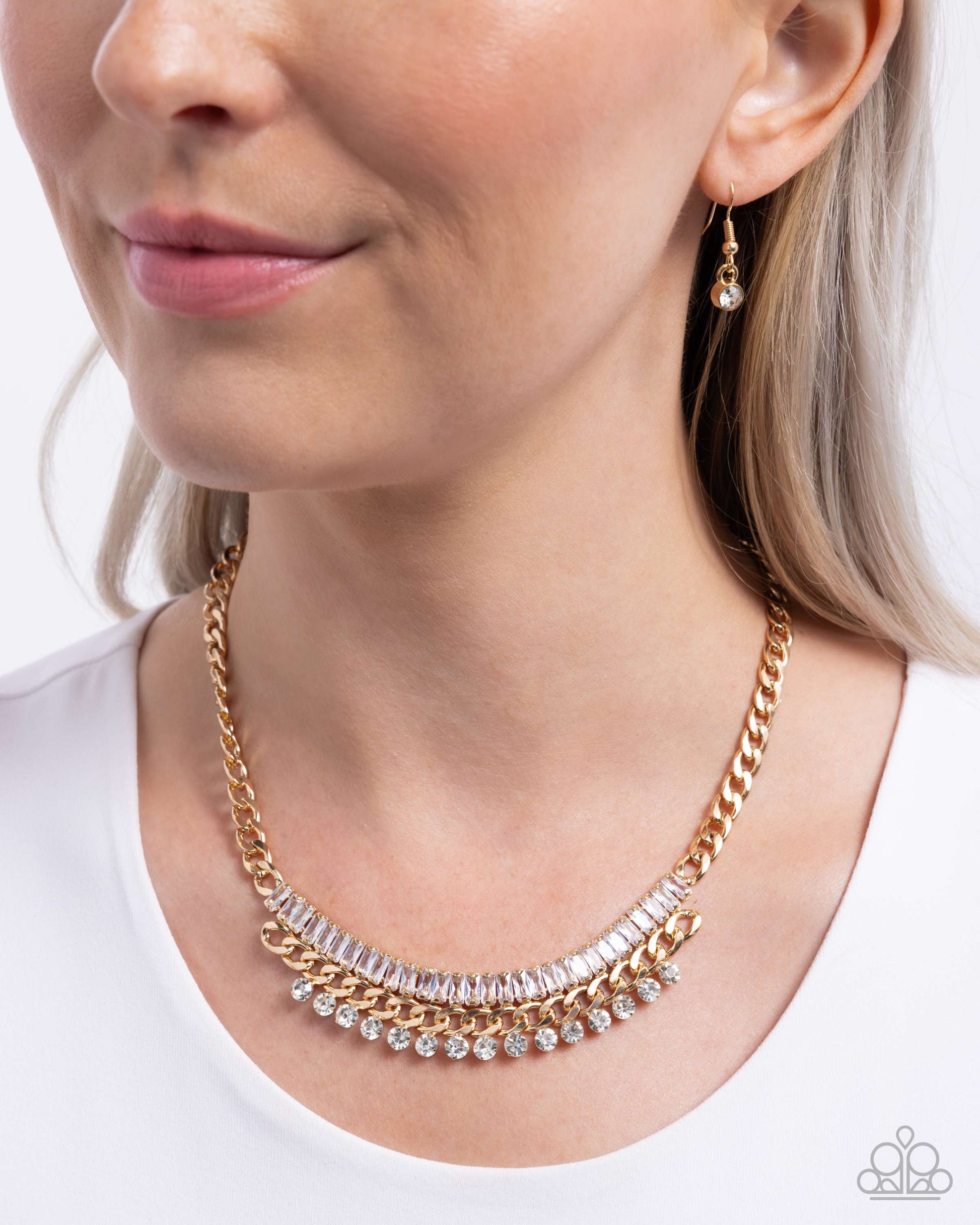 Badda Boom Badda BLING - Gold - Paparazzi Necklace Image