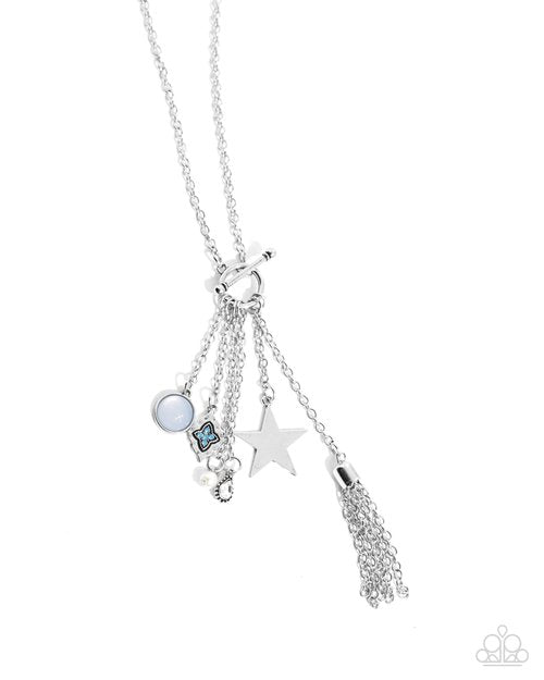 Sunset Sashay - Blue - Paparazzi Necklace Image