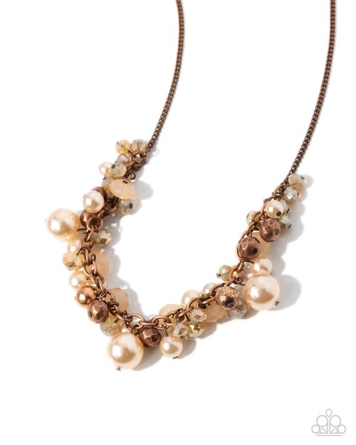 Days in the Sun - Copper - Paparazzi Necklace Image