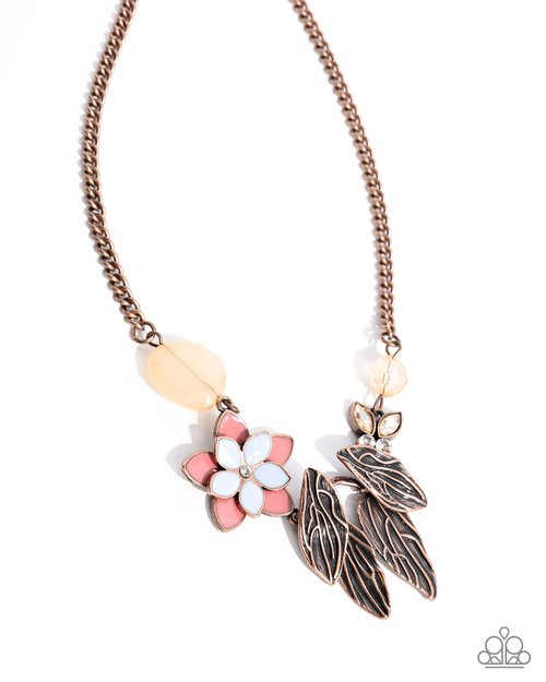 Standing Shimmer - Copper - Paparazzi Necklace Image