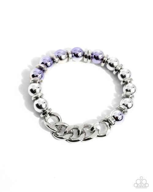 Mixed Company - Purple - Paparazzi Bracelet Image