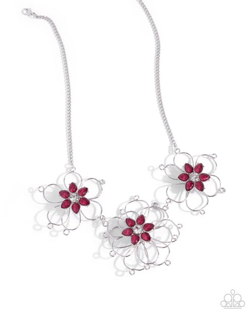Wiry Welcome - Pink - Paparazzi Necklace Image