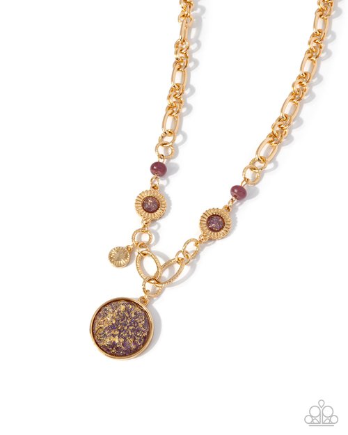 FLECKS Big Thing - Purple - Paparazzi Necklace Image