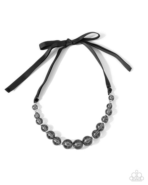 Lace Maker - Black - Paparazzi Necklace Image