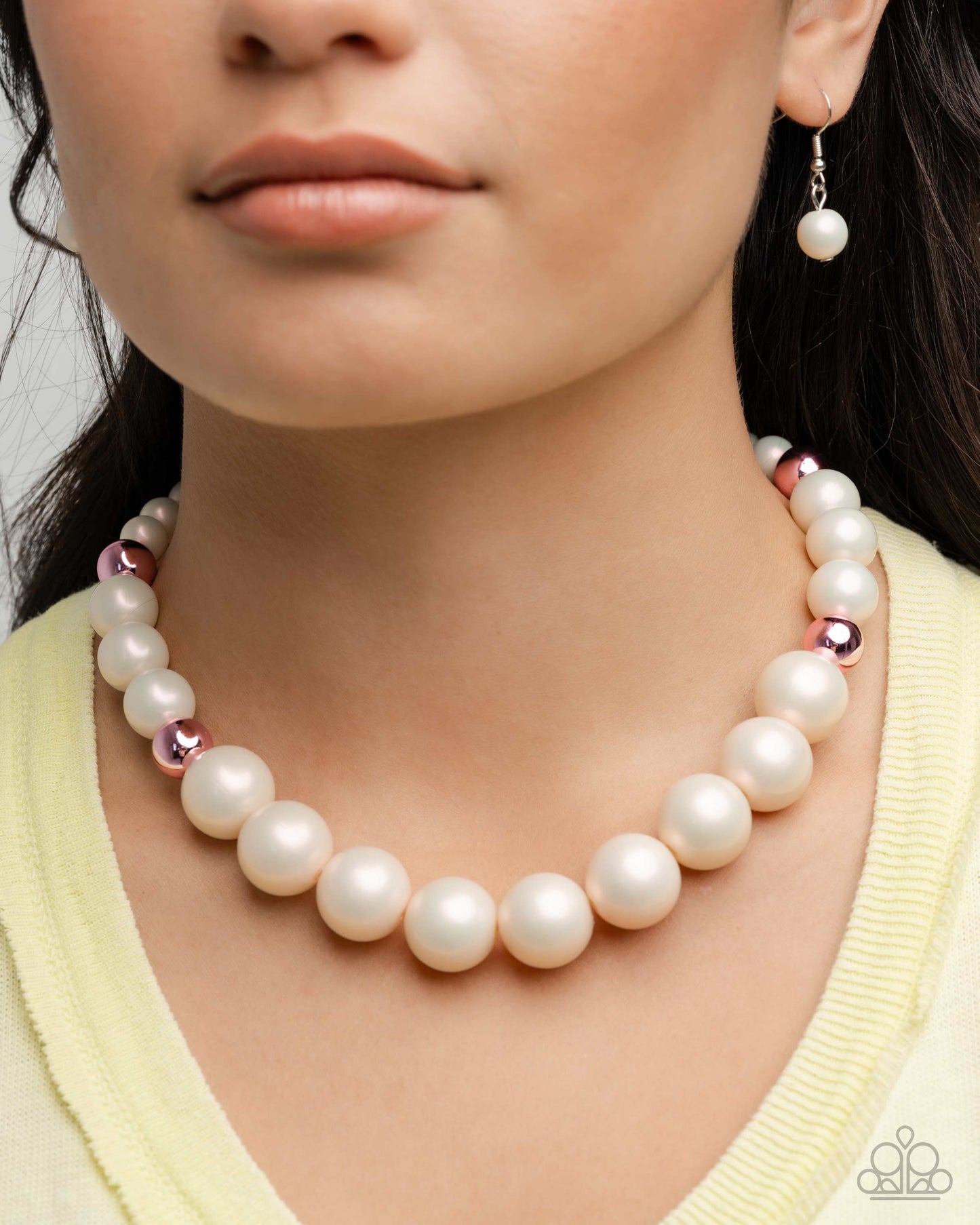 Pearl Platoon - Complete Look - Pink - Paparazzi Product Image