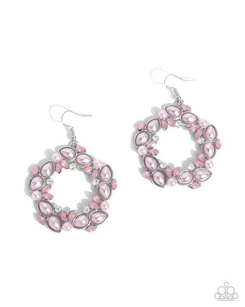 Life Could Be ABEAM - Pink - Paparazzi Earring Image