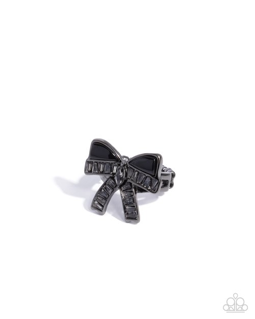 Delivering Dazzle - Black - Paparazzi Ring Image