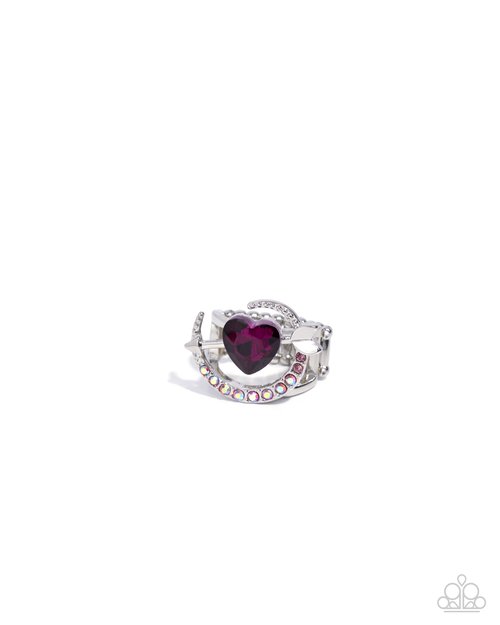 Cupid COUPLE - Pink - Paparazzi Ring Image