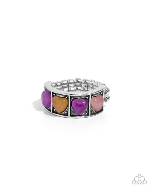 Lost in Love - Purple - Paparazzi Ring Image