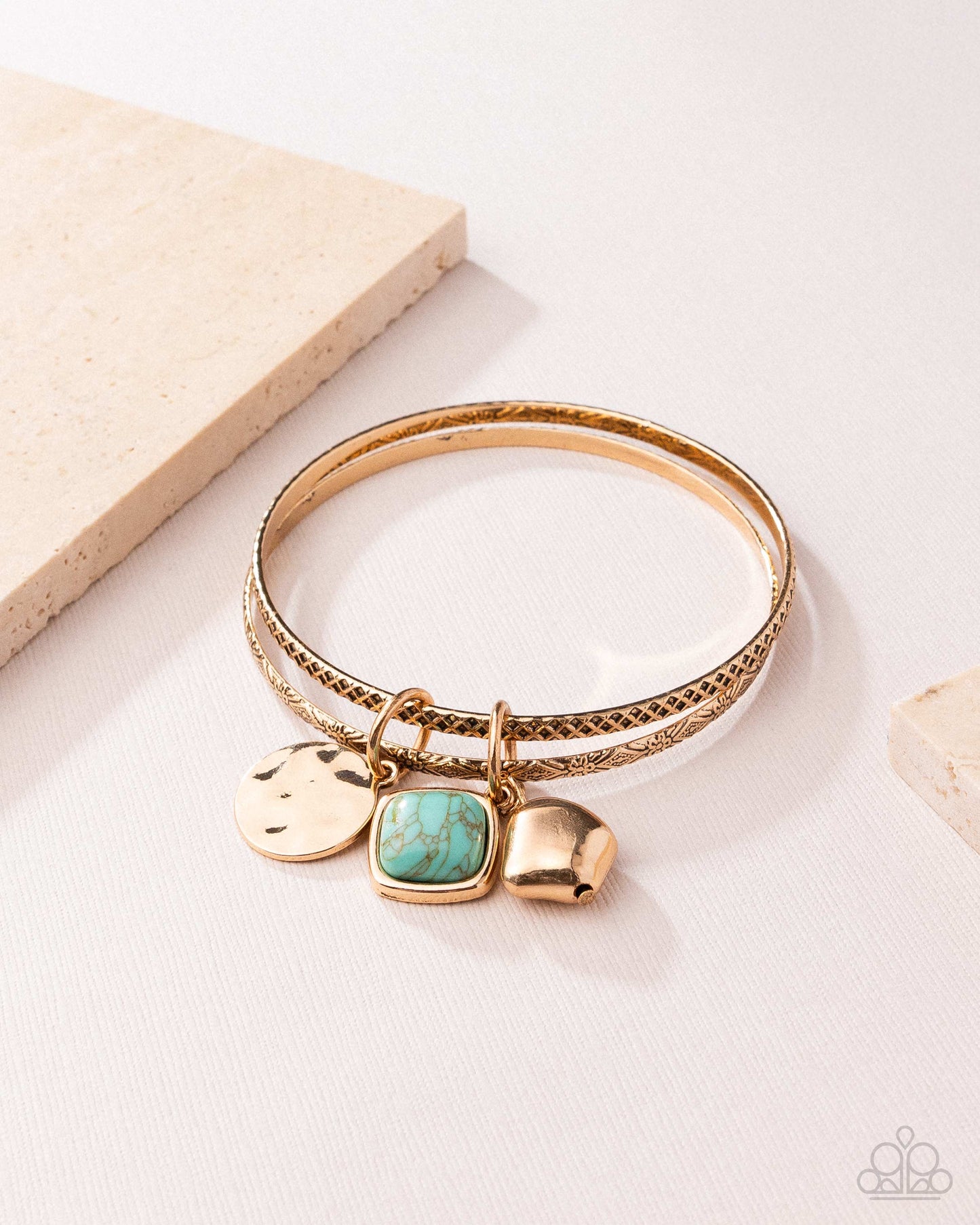 Adorably Authentic - Blue - Paparazzi Bracelet Image