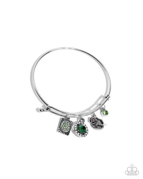 Playful Pageantry - Green - Paparazzi Bracelet Image