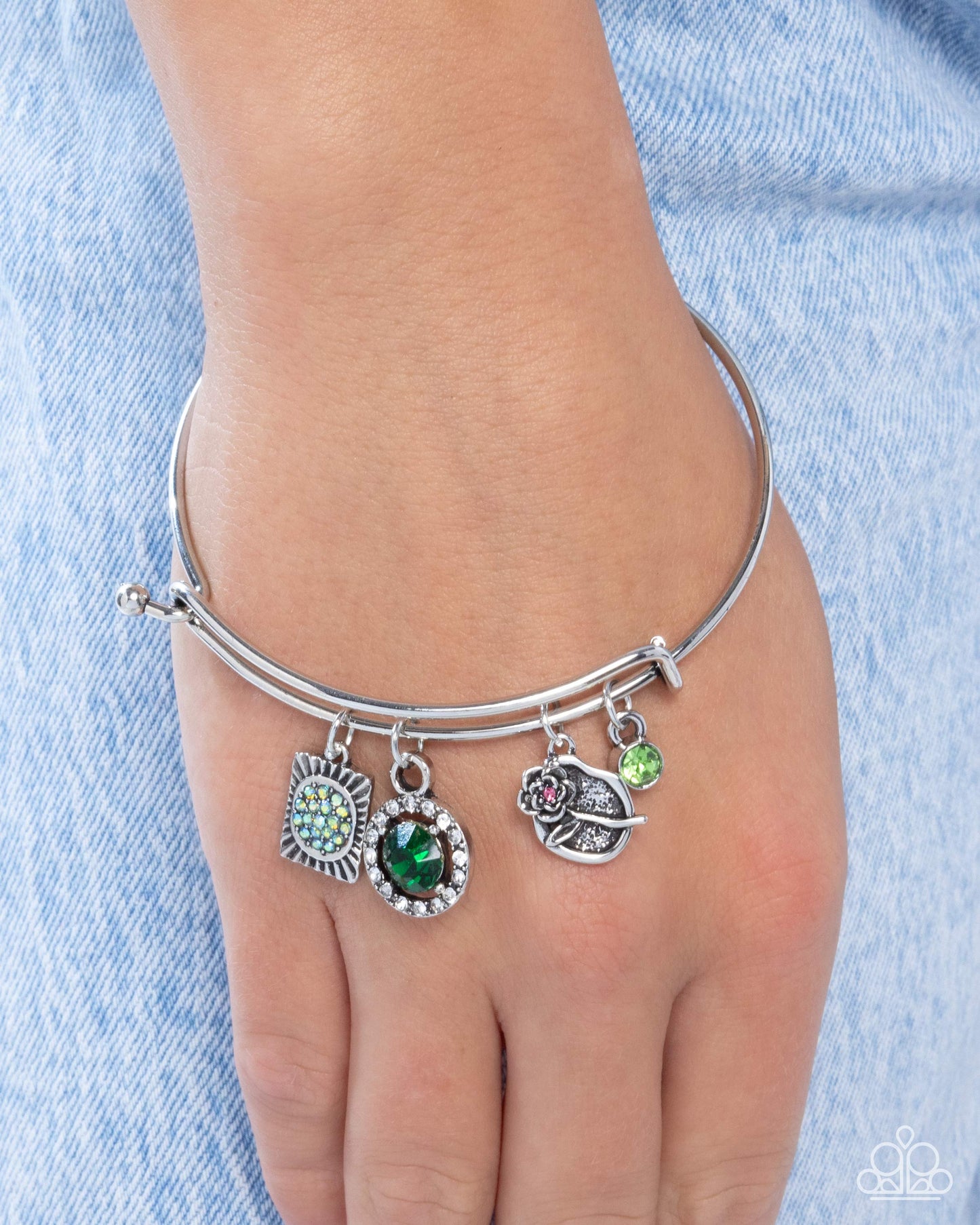 Playful Pageantry - Green - Paparazzi Bracelet Image