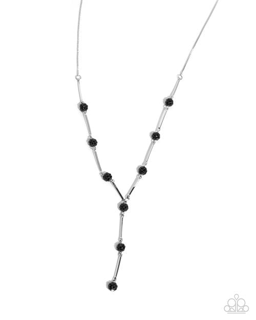 Waltzing Welcome - Black - Paparazzi Necklace Image