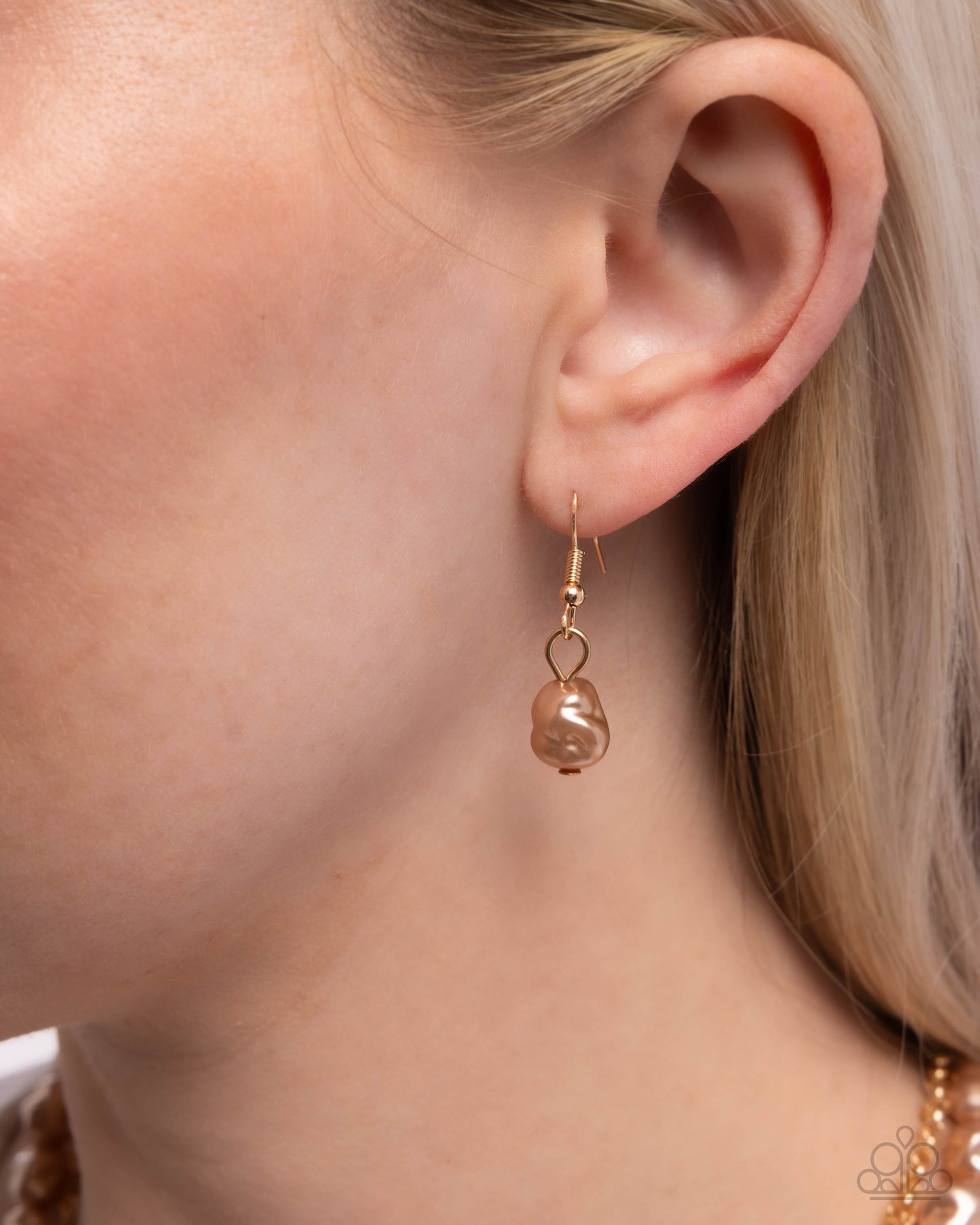 Baroque Bling - Brown - Paparazzi Necklace Image