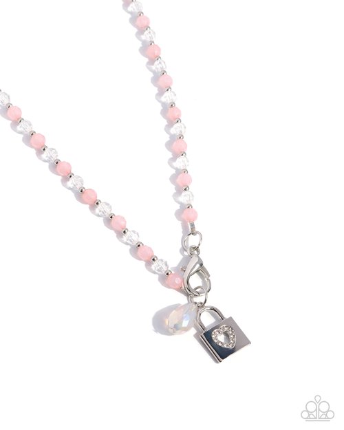 Love Match - Pink - Paparazzi Necklace Image