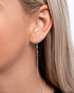 Shimmery Safeguard - Pink - Paparazzi Necklace Image