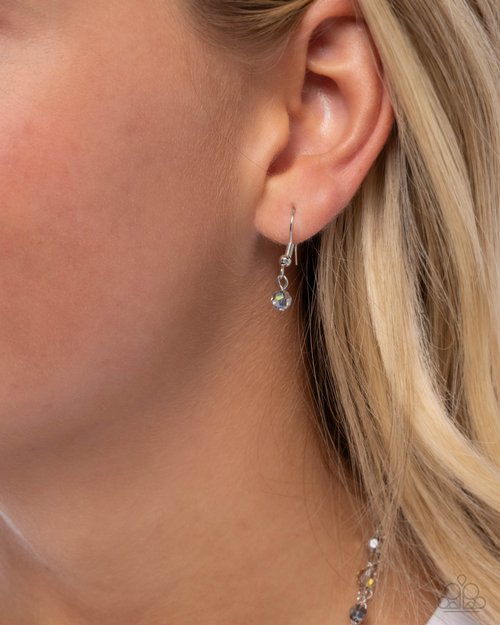 Druzy Delight - Silver - Paparazzi Necklace Image