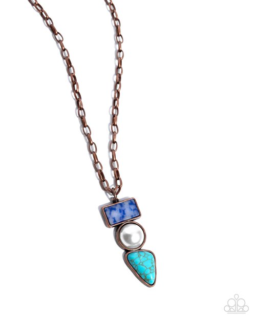 Collecting Character - Copper - Paparazzi Necklace Image