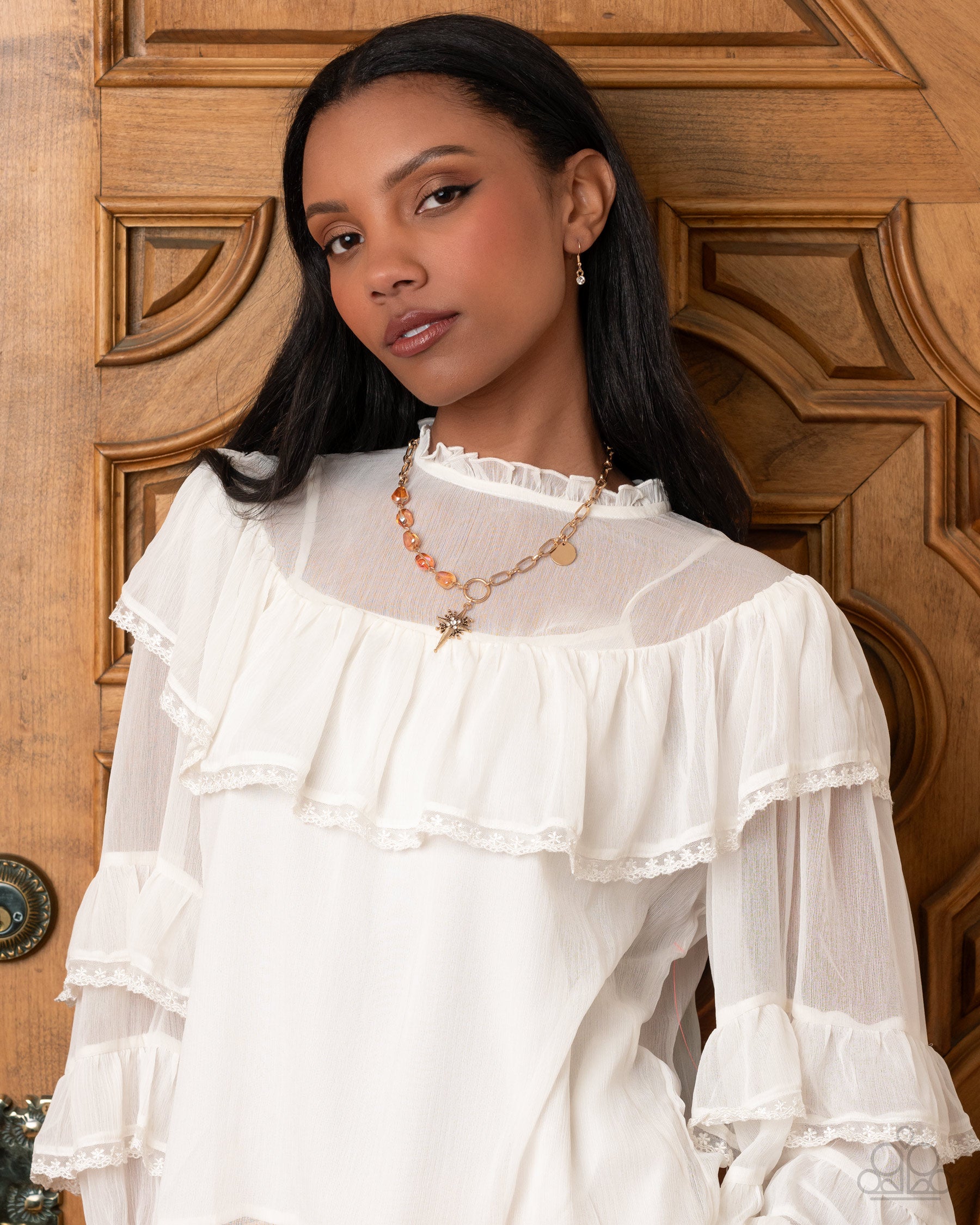 Loose and Wild - Gold - Paparazzi Necklace Image