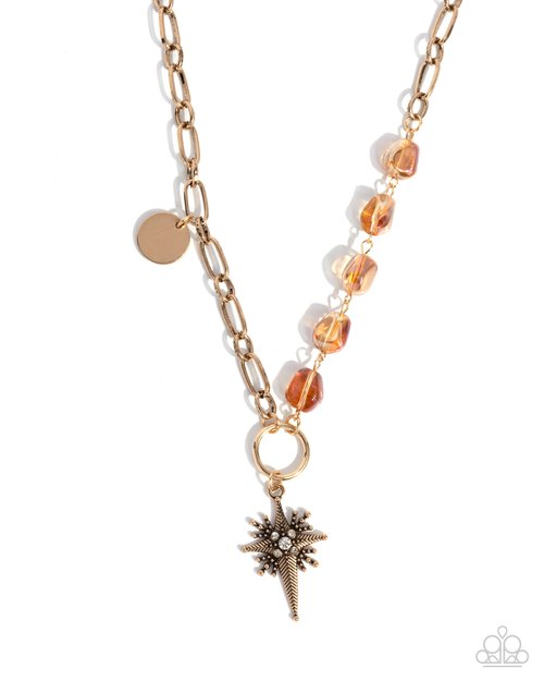 Loose and Wild - Gold - Paparazzi Necklace Image