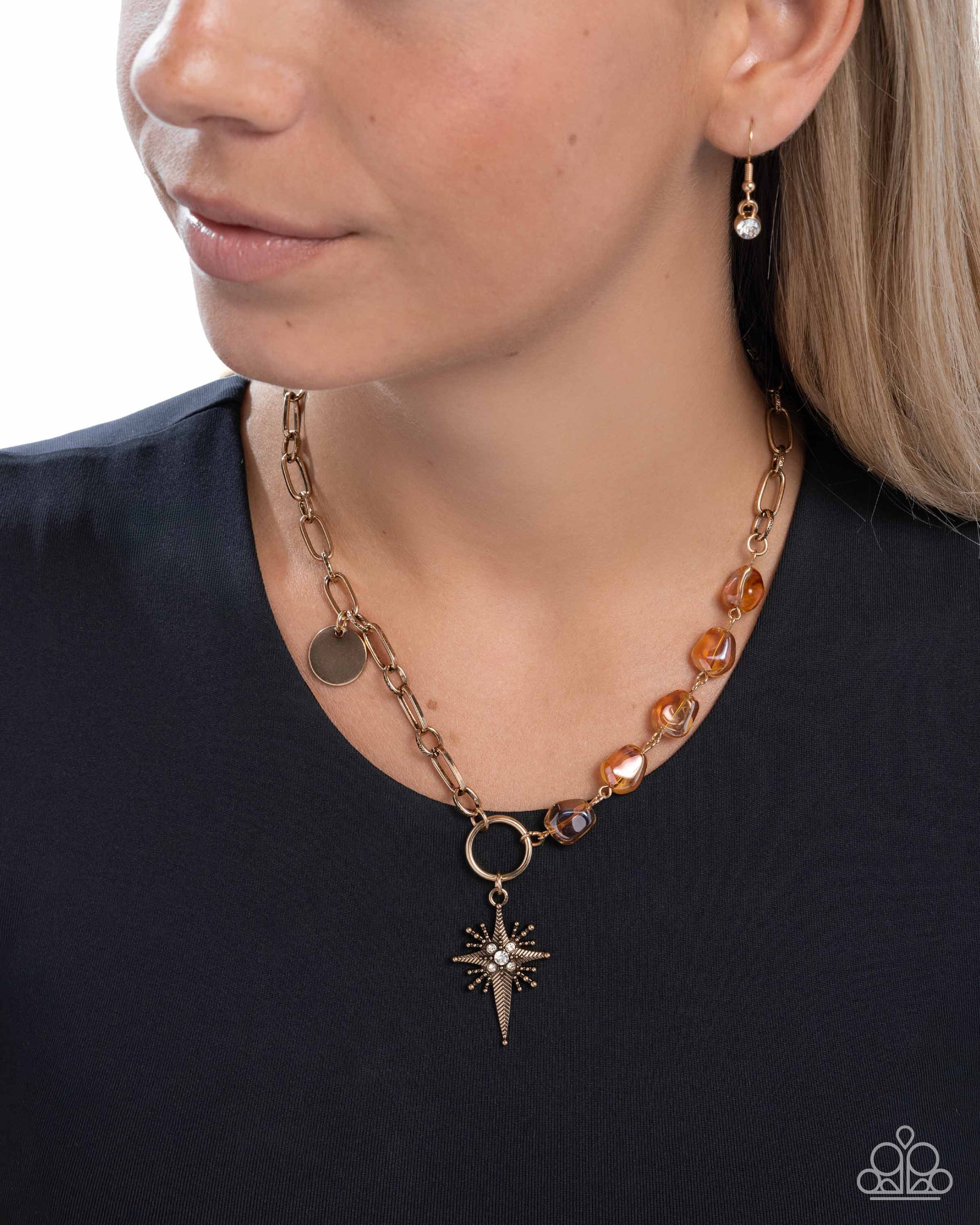 Loose and Wild - Gold - Paparazzi Necklace Image