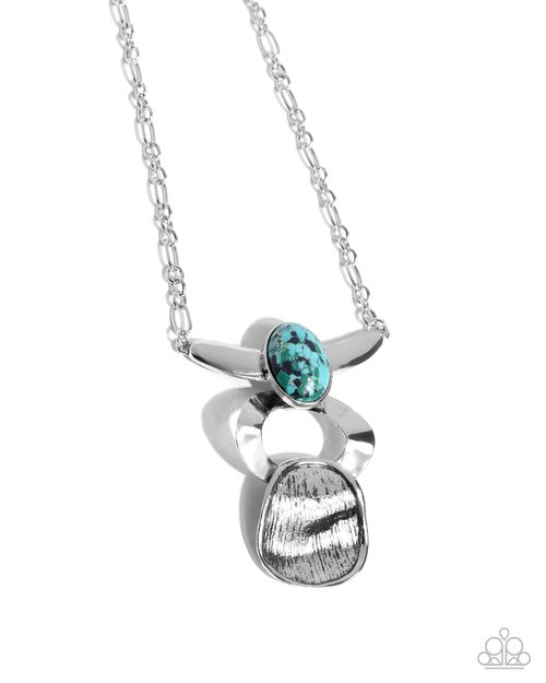Tailored Tiers - Green - Paparazzi Necklace Image