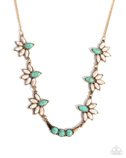 Substantial Stone - White - Paparazzi Necklace Image