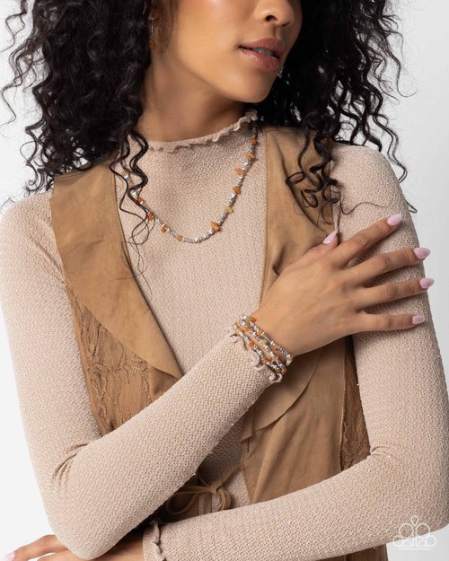 Complete Look - Orange - Paparazzi Product Image