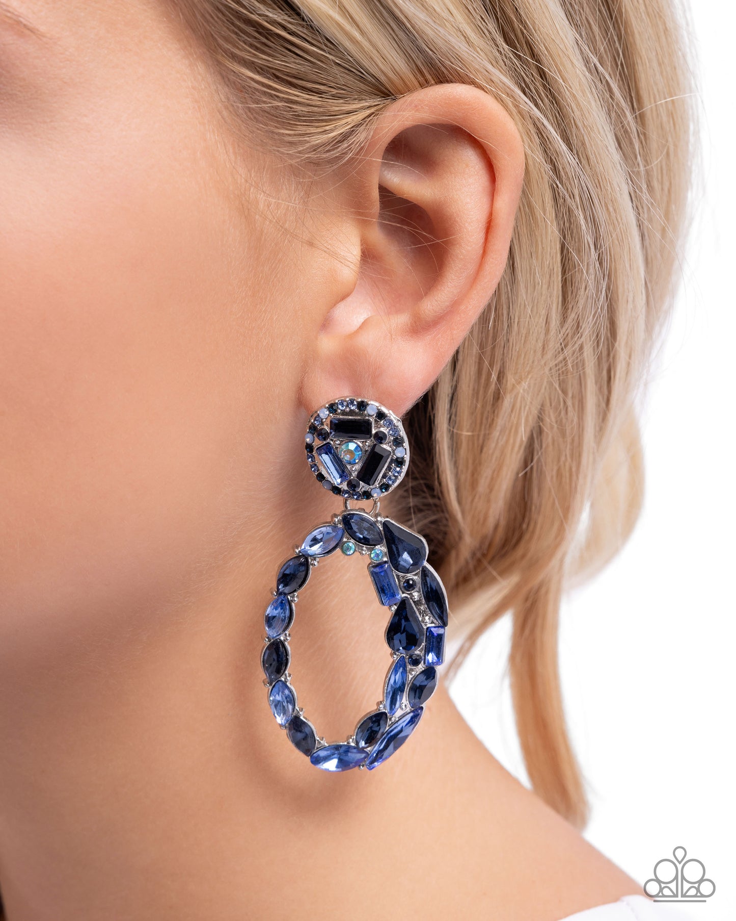 Eclectic Elevation - Blue - Paparazzi Earring Image