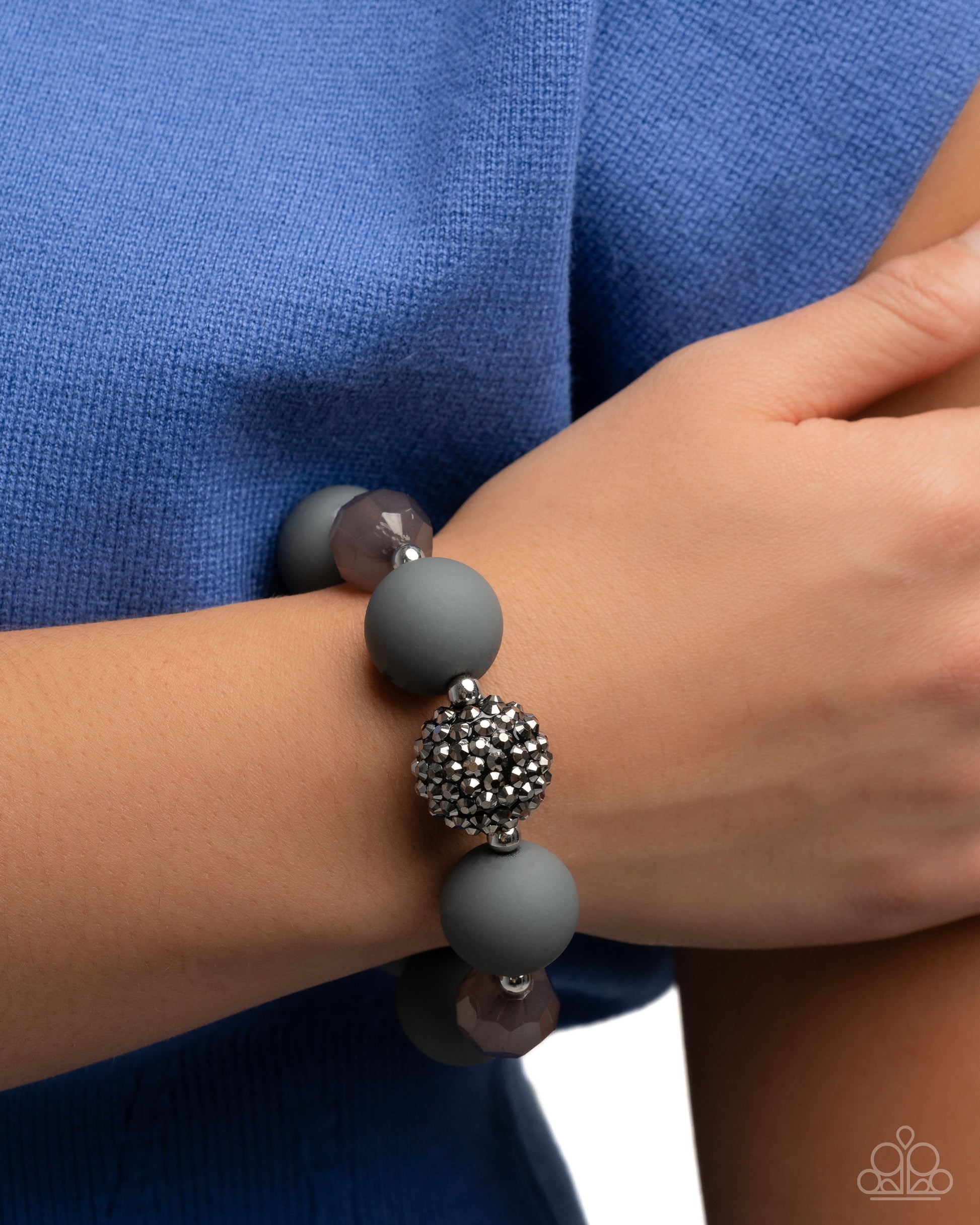 Hematite Hallmark - Complete Look - Silver - Paparazzi Product Image