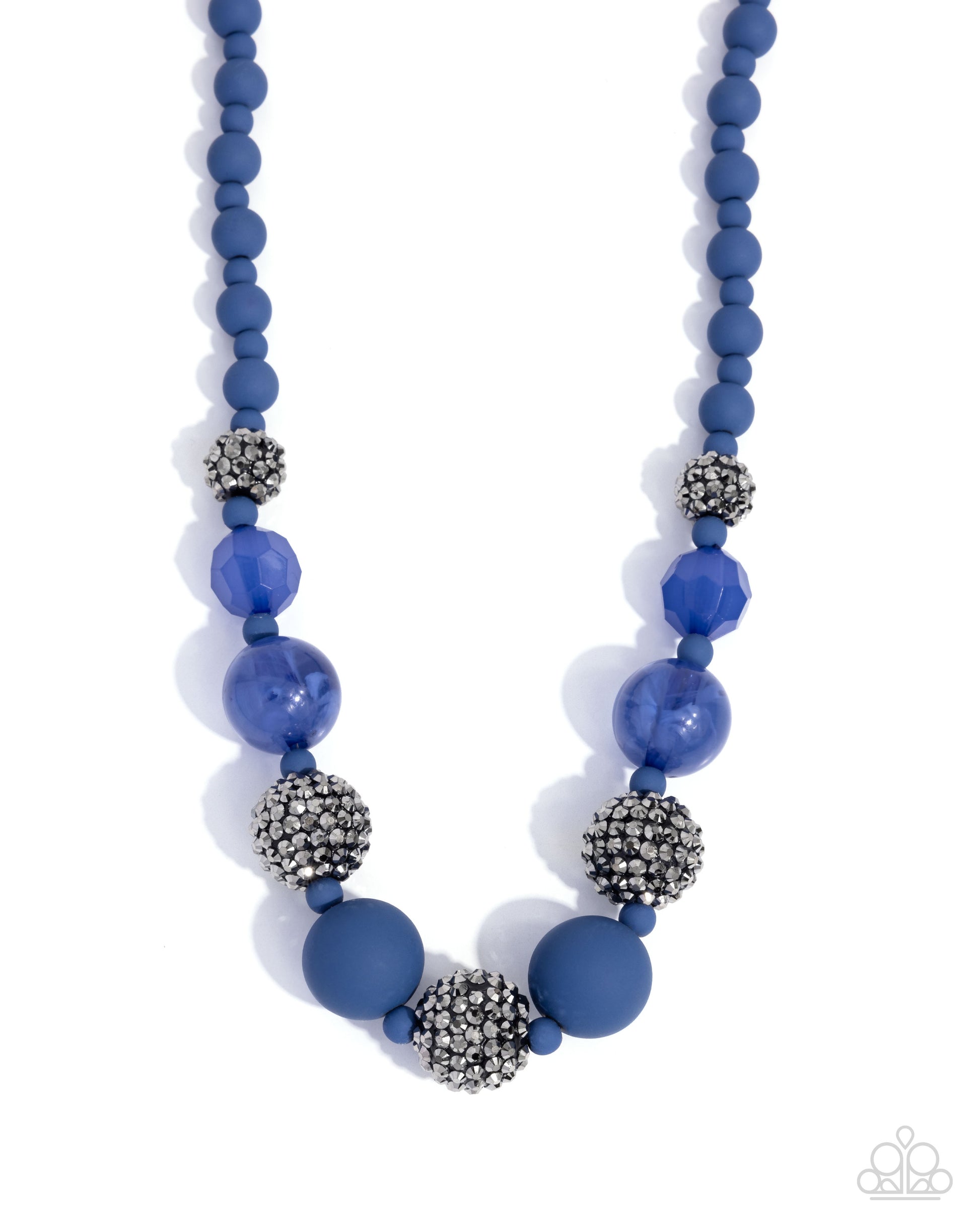 Hematite Hallmark - Complete Look - Blue - Paparazzi Product Image