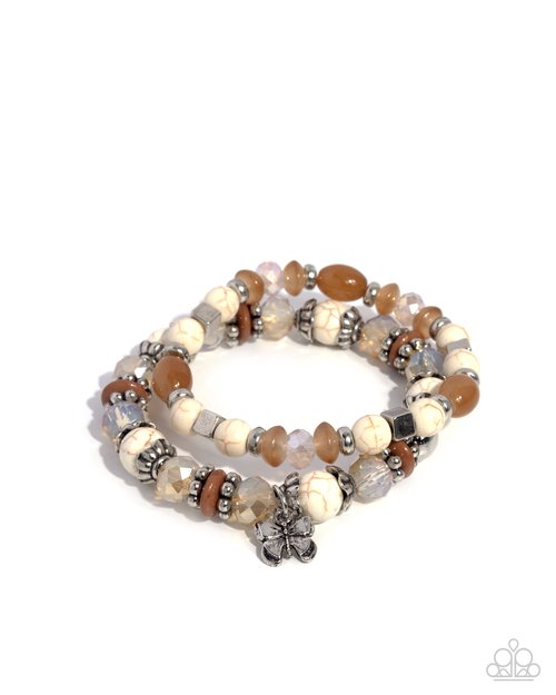 Meaningful Metamorphosis - Brown - Paparazzi Bracelet Image