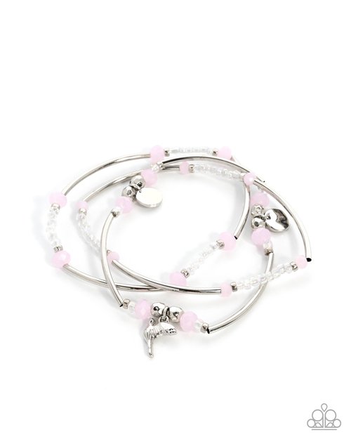 Generational Glitz - Pink - Paparazzi Bracelet Image