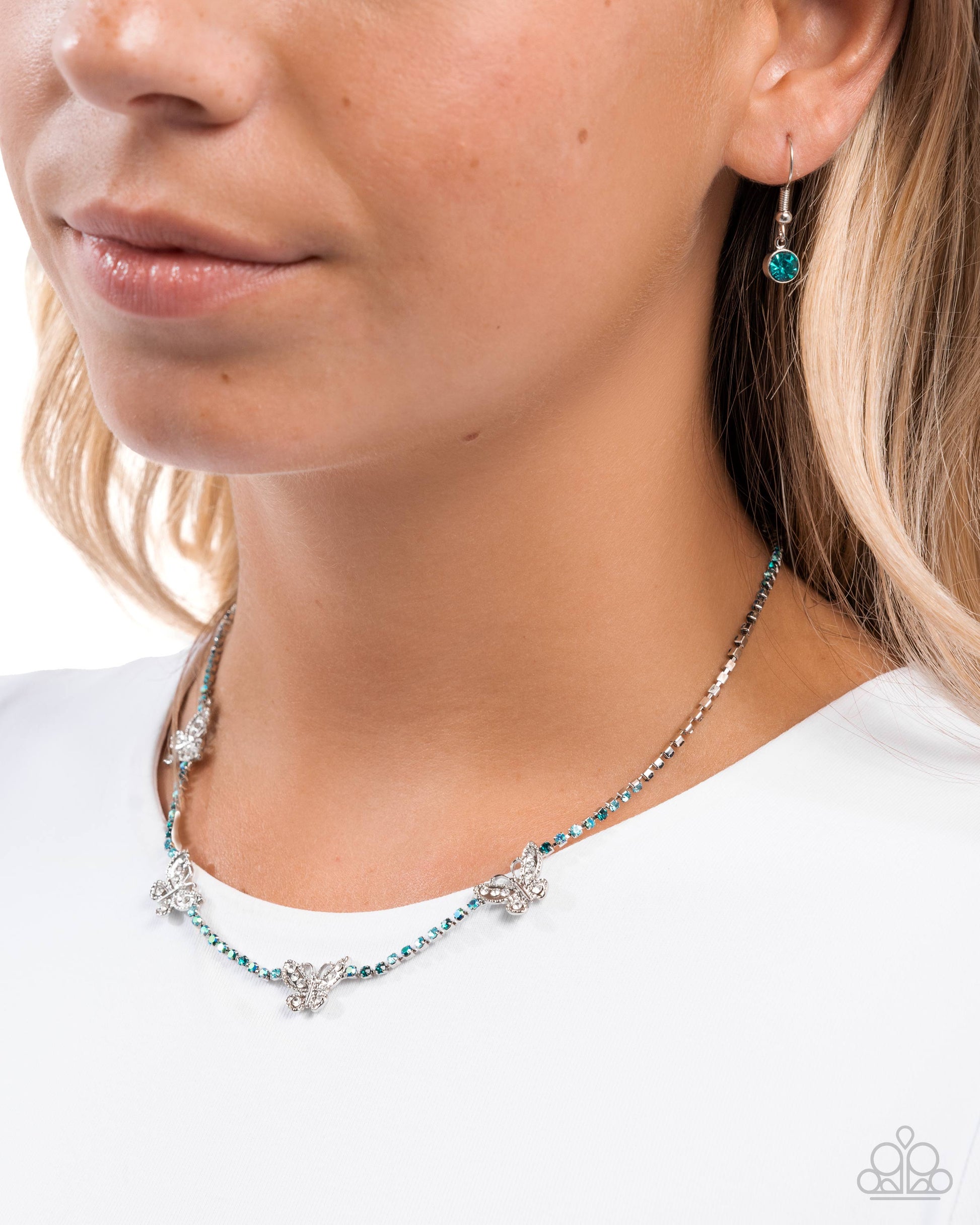 FANCIFUL of Life - Blue - Paparazzi Necklace Image