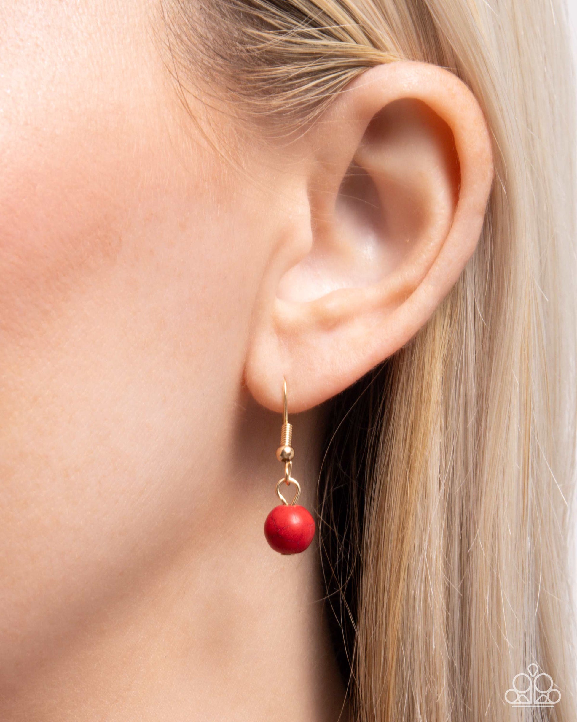 Eclectic Eden - Red - Paparazzi Necklace Image