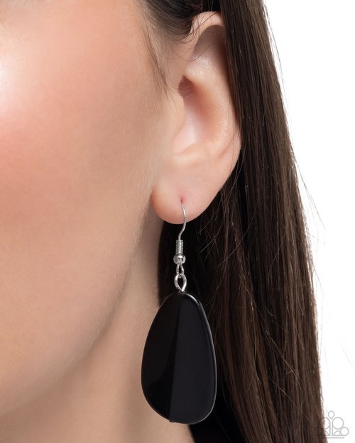 Smooth Spoken - Black - Paparazzi Necklace Image