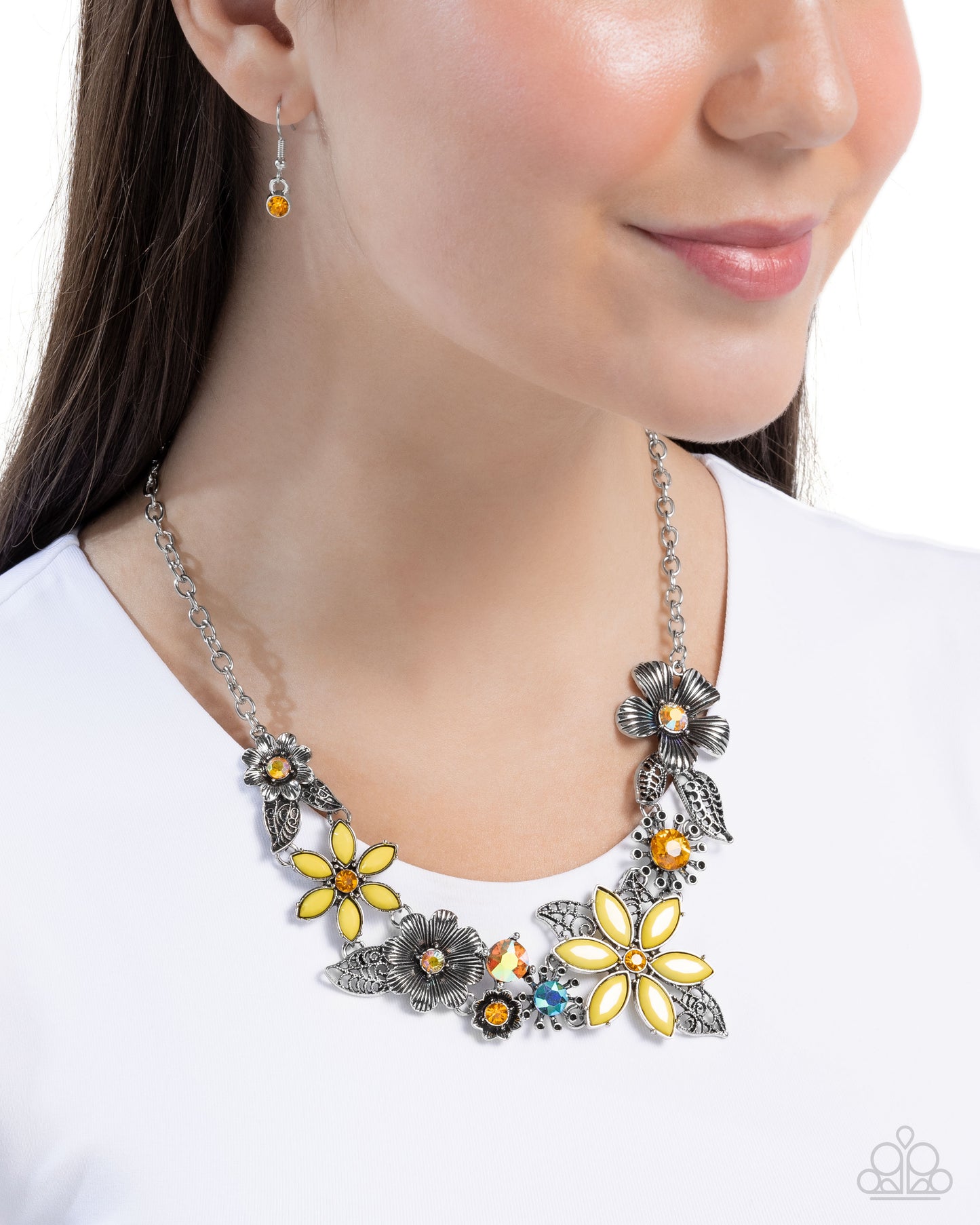 GARDEN My Sparkle - Yellow - Paparazzi Necklace Image