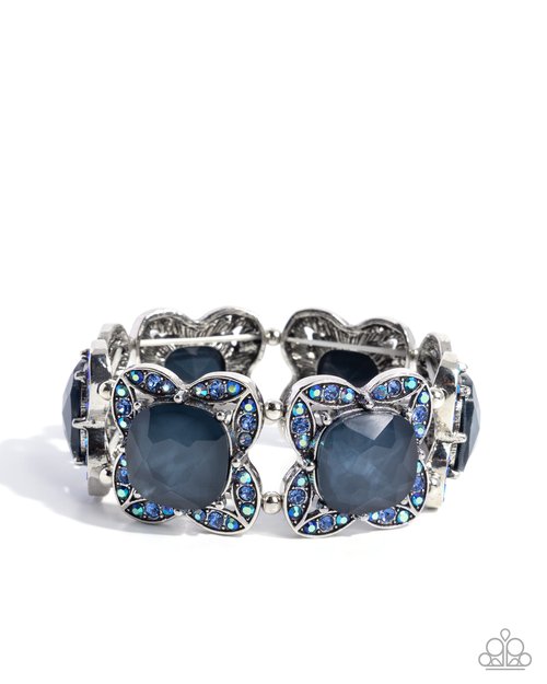 Bandwagon Beauty - Blue - Paparazzi Bracelet Image