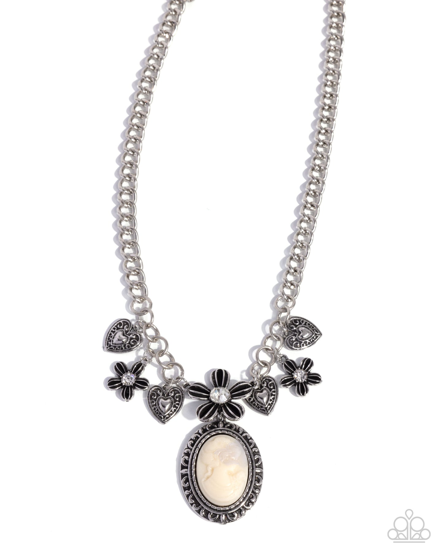 Continuous Chronicle - Complete Look - White - Paparazzi Product Image