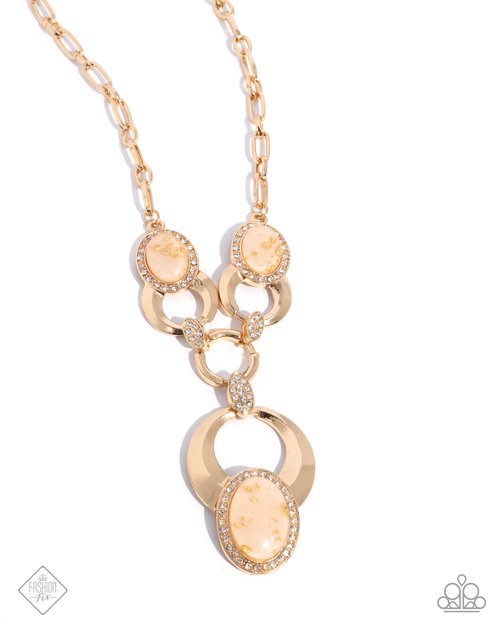 Spirited Softness - Gold - Paparazzi Necklace Image