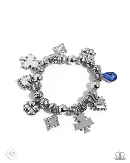 Spirited Sentiment - Blue - Paparazzi Bracelet Image
