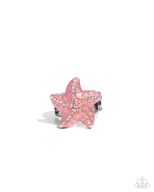 Starfish Souvenir - Orange - Paparazzi Ring Image