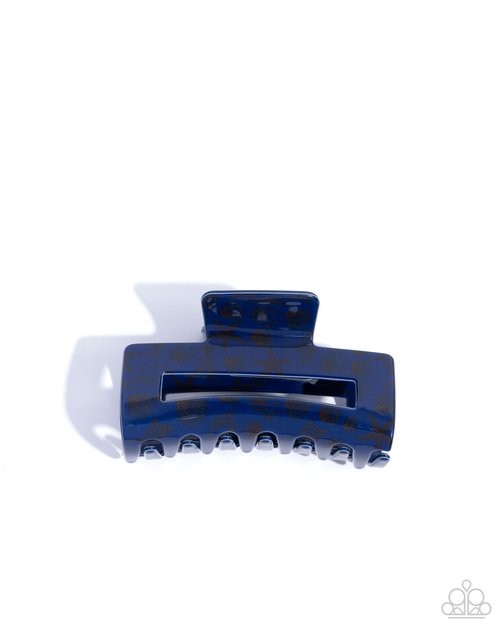 Coastal Clip - Blue - Paparazzi Hair Accessories Image