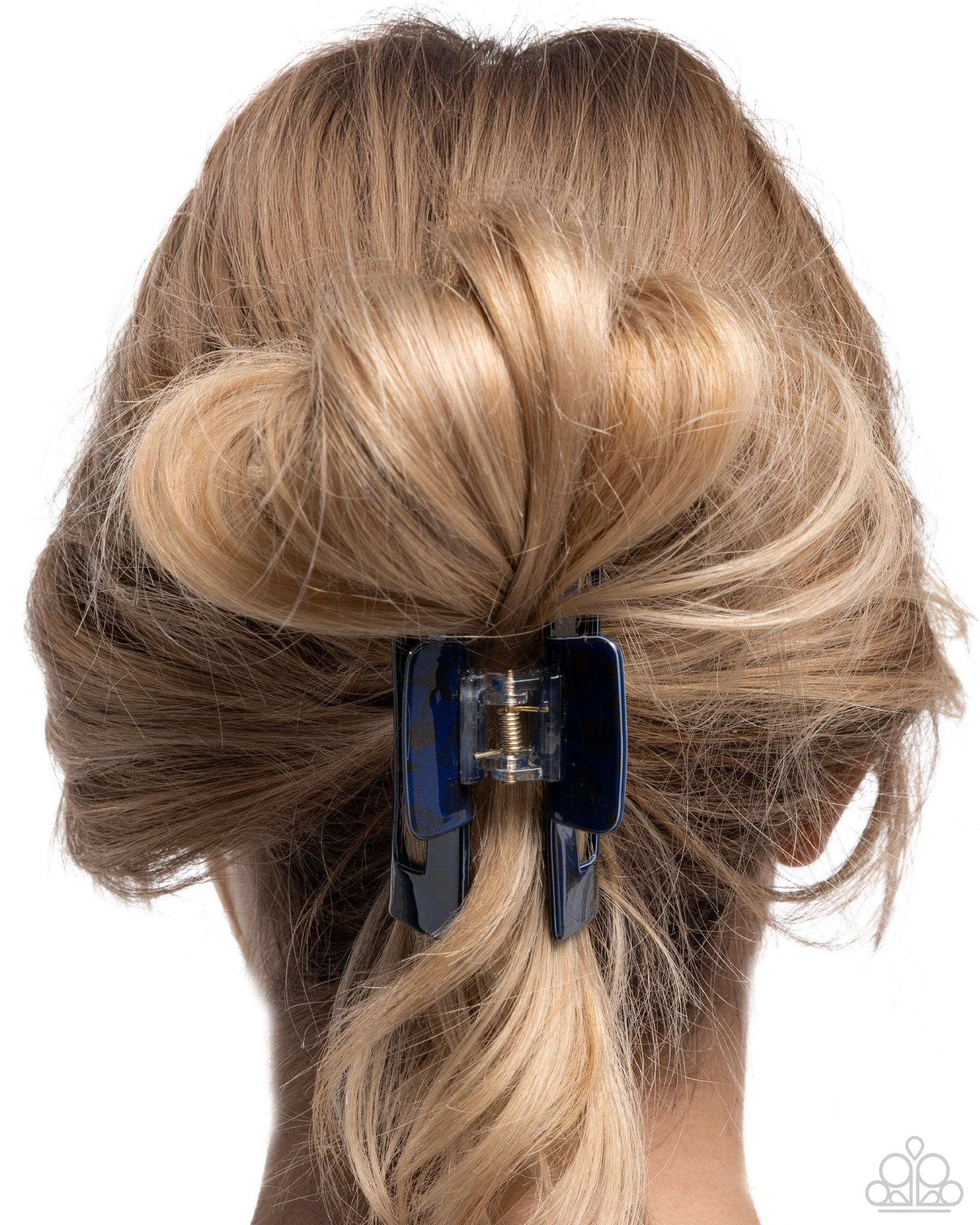 Coastal Clip - Blue - Paparazzi Hair Accessories Image