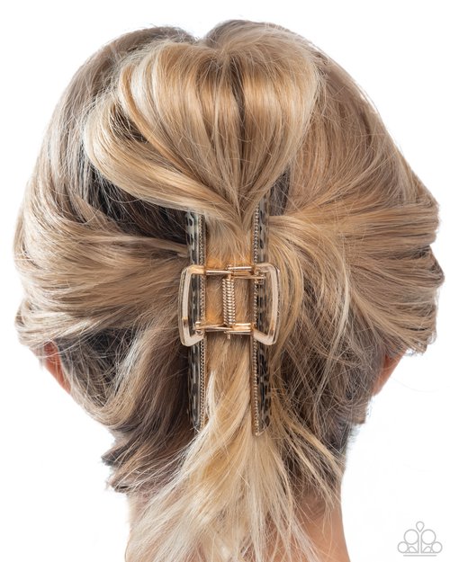 Cheetah Clip - Brown - Paparazzi Hair Accessories Image