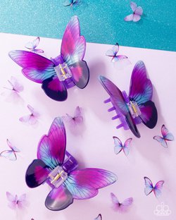 Monarch Model - Purple - Paparazzi Hair Accessories Image