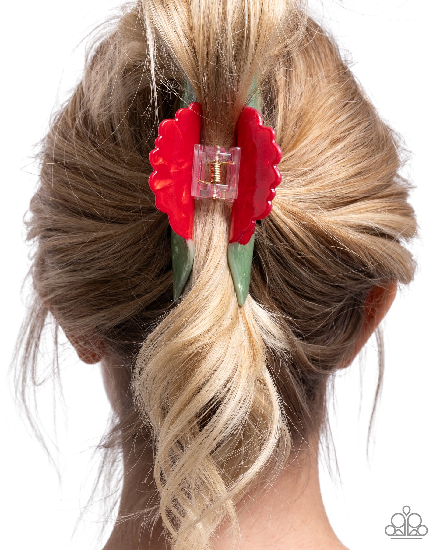 Blooming Baddie - Red - Paparazzi Hair Accessories Image