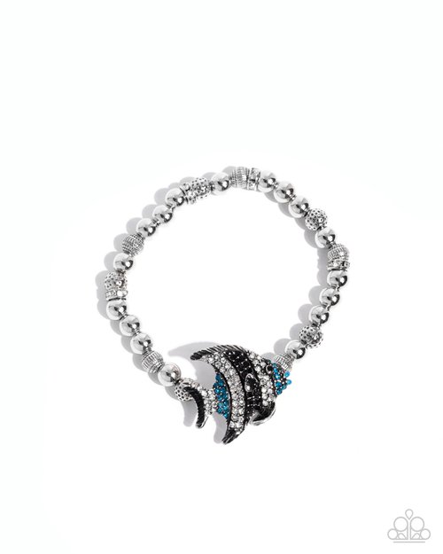 Admirable Angelfish - Blue - Paparazzi Bracelet Image